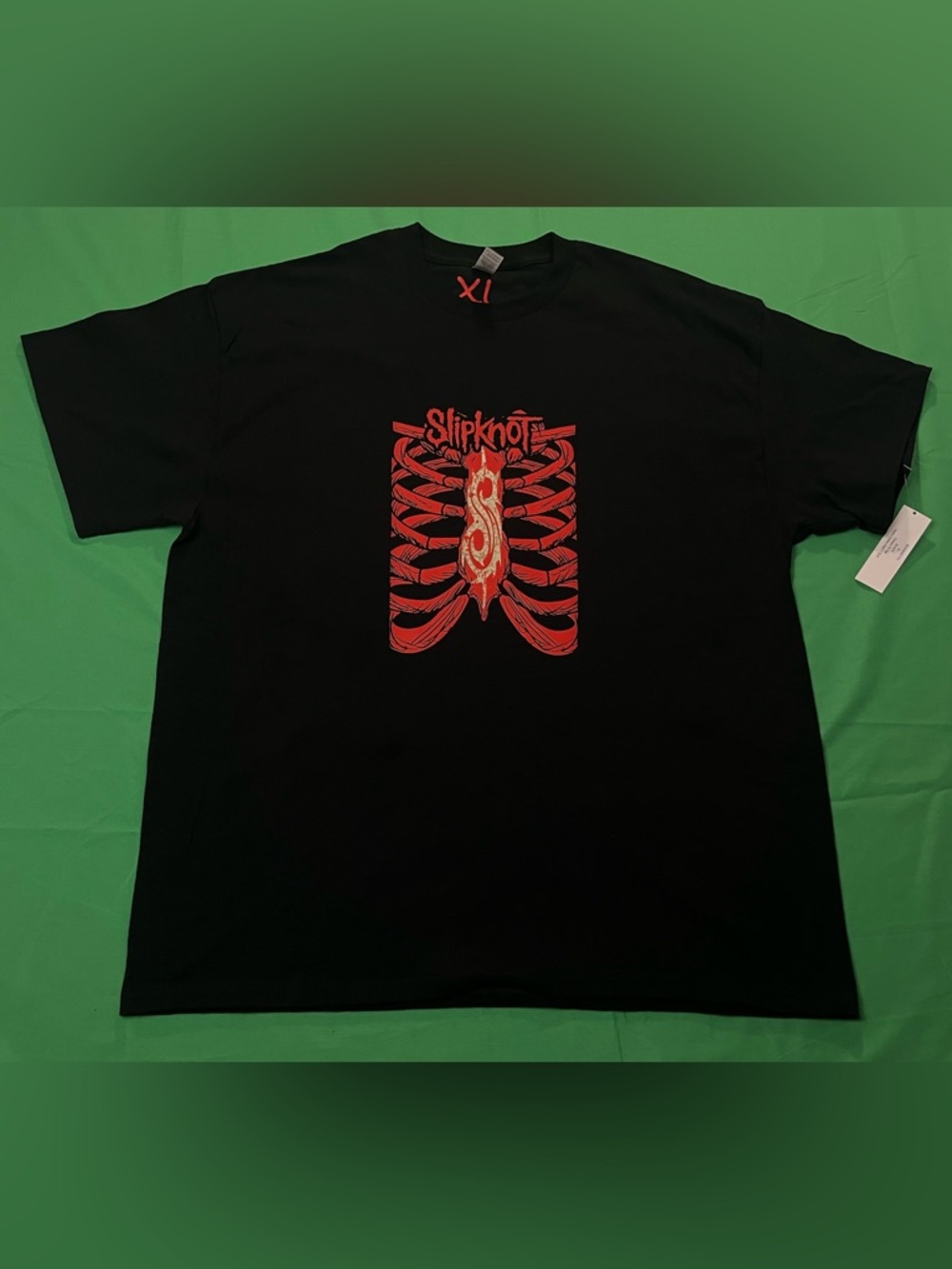 SLIPKNOT Black T-Shirt, Original Logo Rib Cage (Adult Sizes) Brand New With Tags